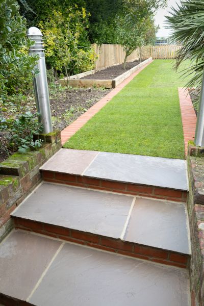 Backyard Steps Installation in Loveland