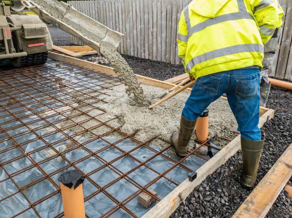 Basement Slab Pouring in Loveland