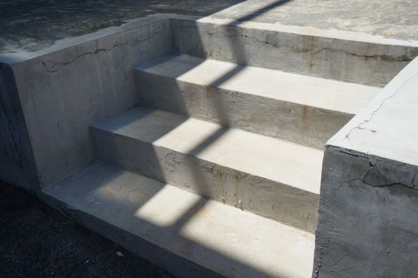Poured Steps Installation in Loveland