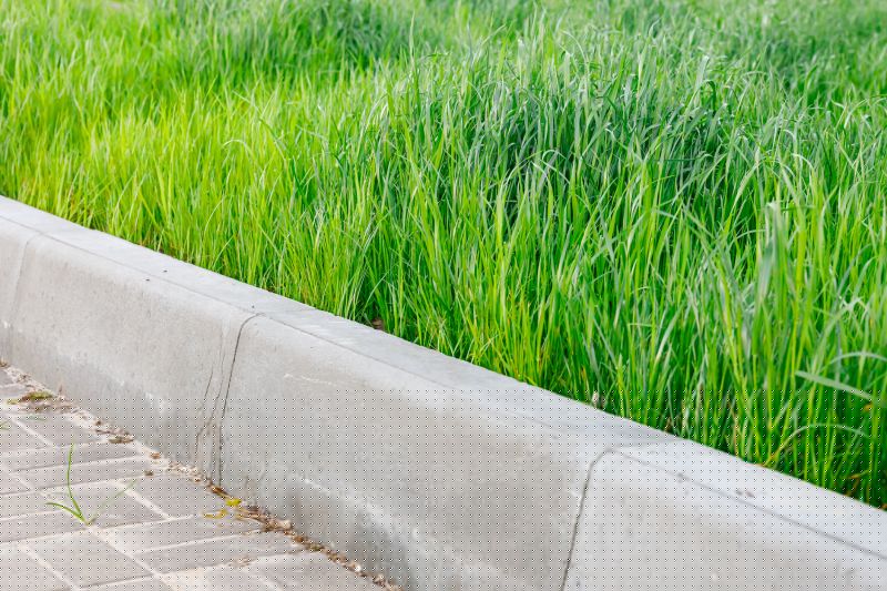 Walkway Curb Installation